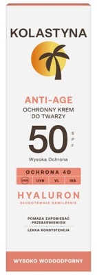 KOLASTYNA Anti Aging Krem do opalania twarzy SPF50 50ml