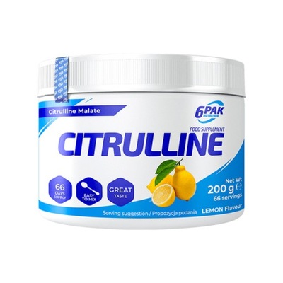 6PAK CITRULLINE L-Cytrulina Jabłczan 200g