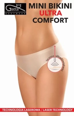 Figi Gatta Mini Bikini Ultra Comfort S (36) beżowy
