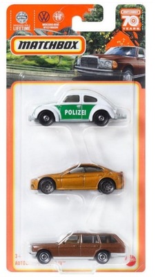 3PAK MATCHBOX VW BEETLE GARBUS ALFA ROMEO GIULIA MERCEDES W123 ReSoRaK AUTO