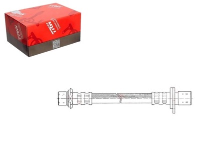 Шланг тормозной elast. toyota carina e carina ii фото №1