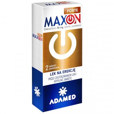 Maxon Forte 50 mg, 2 tabl erekcja najmocniejszy