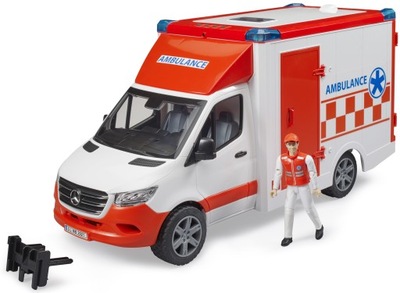BRUDER 02676 MB Sprinter Ambulans z ratownikiem