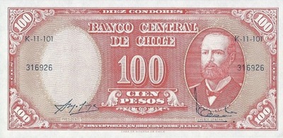 Chile - 10 Centesimos - 1960 - P127 - St.1