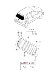 ABRAZADERA VENTANAS TRASERA HYUNDAI/KIA  