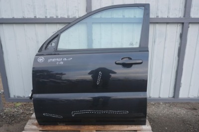 Kia sportage ii lift дверь передние левая 1k bez накладки чёрные nr.49 фото №1