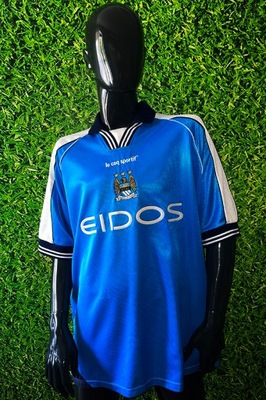 Manchester City F.C. Le Coq Sportif 2000/01 home rozmiar: XL - 50/52