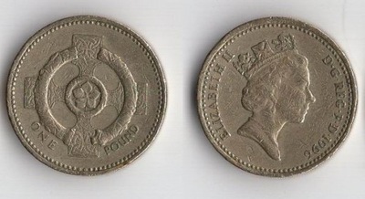 WIELKA BRYTANIA 1996 1 POUND