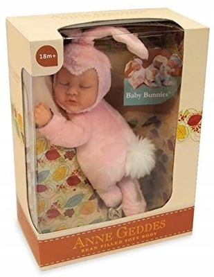 Anne Geddes lalka niemowle różowy króliczek królik