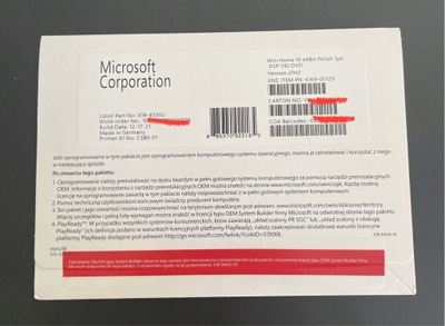 Microsoft Windows 10 Home