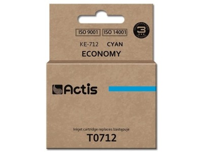 Tusz ACTIS do Epson T0712 KE-712 Błękitny