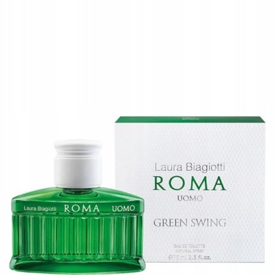 LAURA BIAGIOTTI ROMA UOMO GREEN SWING 75ML WODA TOALETOWA