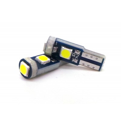 ЛАМПОЧКА LED (СВЕТОДИОД ) T5 W1.2W 12V 100LM БЕЛАЯ МОЩНАЯ