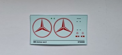Kalkomania - Decals na model Mercedes - 8700069