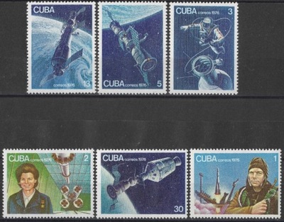 Kuba - kosmos** (1976) SW 2129-2134