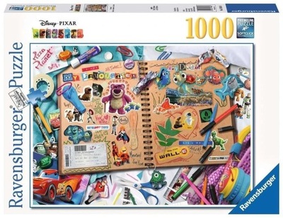 Puzzle 1000 el. Disney Pixar scrapbook