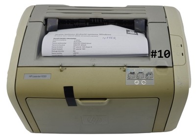 Drukarka laserowa mono HP LaserJet 1020 Q5911A A4 USB +NOWY TONER KABLE #10