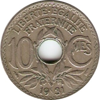 Francja 10 Centimes 1931