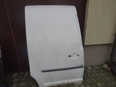 Vw caddy 2k5 15-20 дверь задняя задние правое белый фото №1