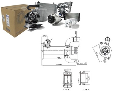 RADUADOR GASES DE ESCAPE VOLVO C30 C70 II S40 II S80 II V50 V70 3 CITROEN  