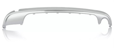 Dodge journey crossroad 2014 спойлер pod бампер задня хром na jedną труба фото №1