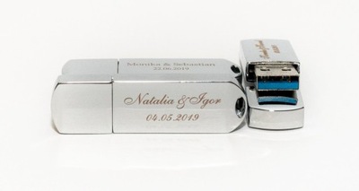 Metalowy pendrive z grawerem USB 3.0 32GB