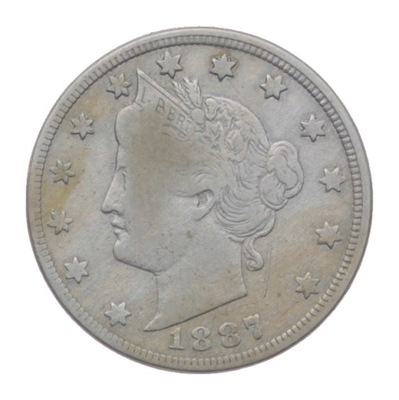 [M11063] USA 5 centów 1887