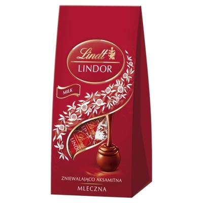 Lindt LINDOR Praliny czekolada mleczna 100g prezent na Dzień Dziecka