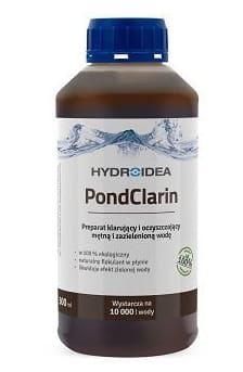 HYDROIDEA PONDCLARIN 500ml NA MĘTNĄ I ZIELONĄ WODĘ