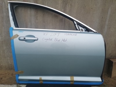 Дверь правый перед jaguar xf jke crystal blue фото №1