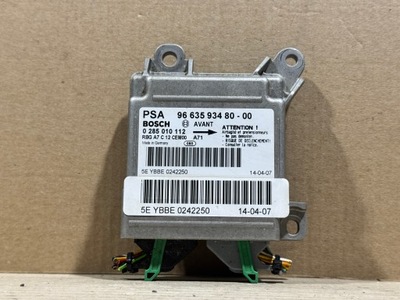 Датчик модуль подушка безопасности peugeot 207 9663593480 фото №1