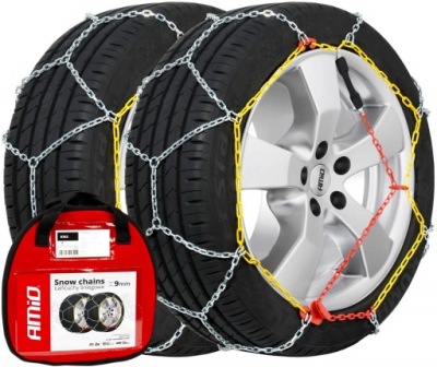 LANCUCHY SNIEGOWE NA КОЛЕСА KNS130 9MM O-NORM R14 R15 R16 R17 R18 R19 ЗИМОВІ 