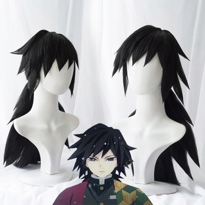 Tomioka Giyuu Cosplay Wig Anime Demon Slayer