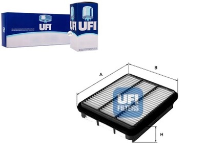 UFI ФІЛЬТР ПОВІТРЯ 200WW07 PA7676 AP0828 CA10767