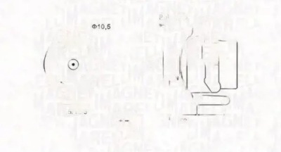 Генератор 063731928010 magneti marelli citroen фото №1