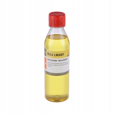 Olej lniany oczyszczony rozjaśniony BLIK 250 ml