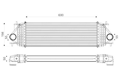 VALEO INTERCOOLER RADUADOR AIRE VALEO 818662 SUZUKI GRAND  