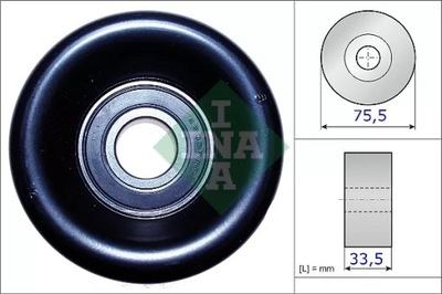 INA 531 0827 10 RITINĖLIS NAPINACZA, DIRŽELIS PLEIŠTINIS KELIŲ GRIOVELIŲ 