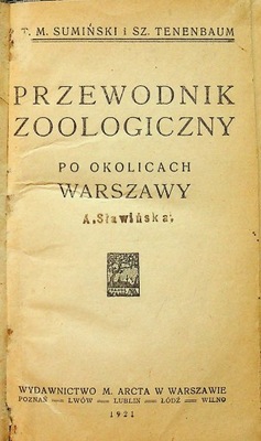 Przewodnik zoologiczny po okolicach Warszawy