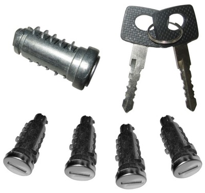 Mercedes sprinter vito w638 вкладыш замка зажигания + вкладыши замка дверь комплект 5x фото №1