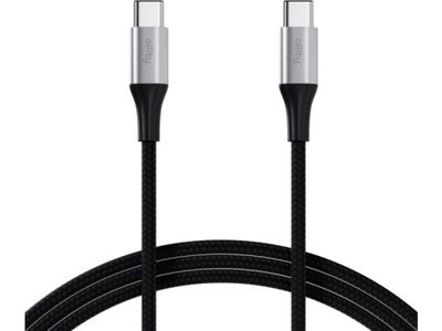 Kabel USB-C - USB-C ALLITY AUC-01 100W 1 m Czarny