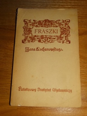 Fraszki Jana Kochanowskiego 1969