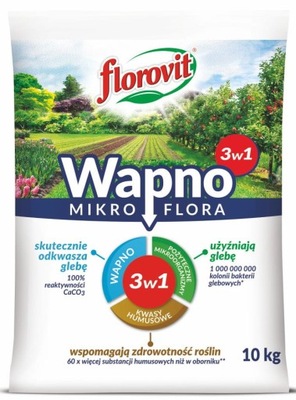 Wapno nawóz Mikroflora 3w1 10kg Florovit