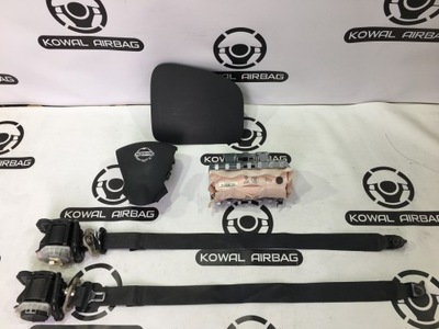 Nissan note подушка безпеки водія пасажира заглушка ремені фото №1