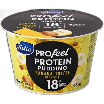 Valio Pasteryzowany pudding proteinowy bez laktozy o smaku banan / tofi 185