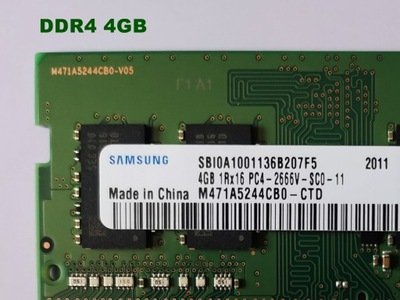 DDR4 4GB Samsung 2666v