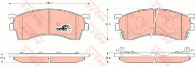 GDB3209 КОЛОДКИ HAM. MAZDA 323 F VI