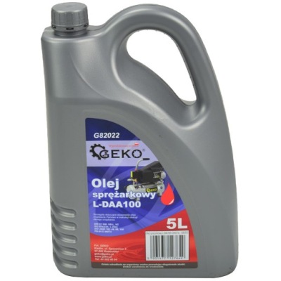 OLEJ SPRĘŻARKOWY DO POMPY KOMPRESORA 5l L-DAA100