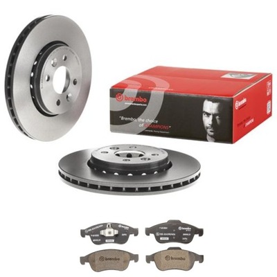 Тормозные диски+ тормозные колодки перед dacia dokker renault captur i фото №1