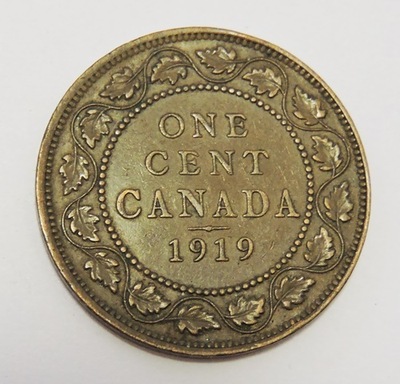 KANADA 1 cent 1919